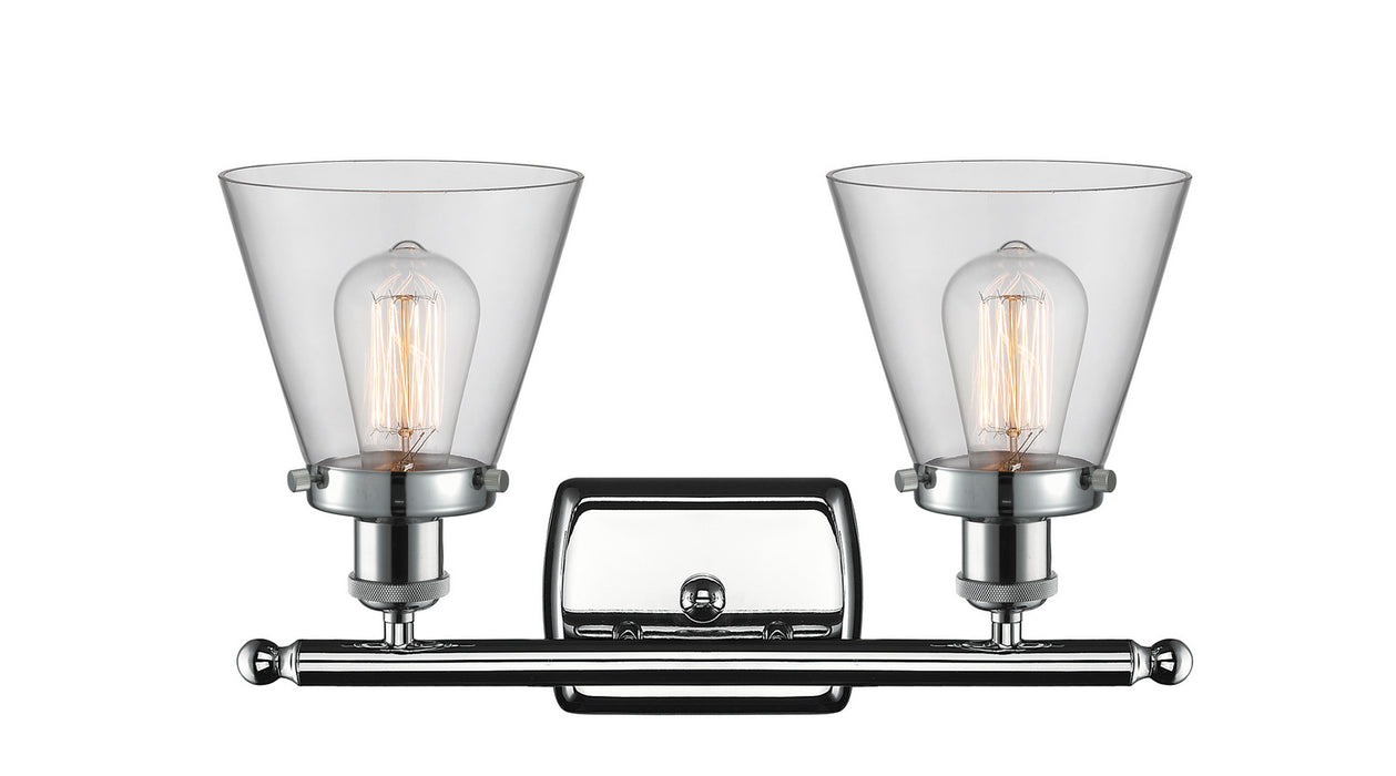 Innovations 916-2W-PC-G62 Two Light Bath Vanity, Polished Chrome