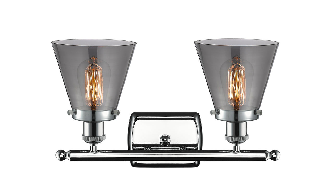 Innovations 916-2W-PC-G63 Two Light Bath Vanity, Polished Chrome