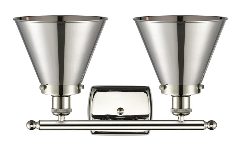 Innovations 916-2W-PN-M13-PN Two Light Bath Vanity, Polished Nickel