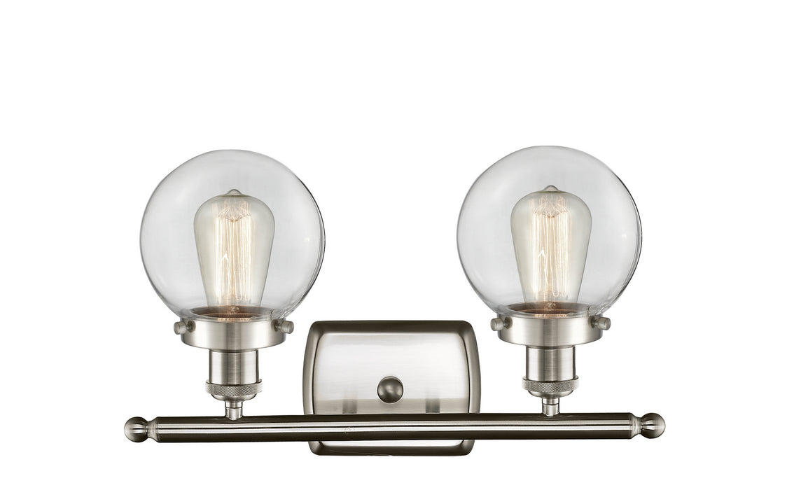 Innovations 916-2W-SN-G202-6-LED LED Bath Vanity, Brushed Satin Nickel