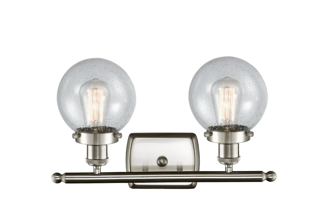 Innovations 916-2W-SN-G204-6-LED LED Bath Vanity, Brushed Satin Nickel