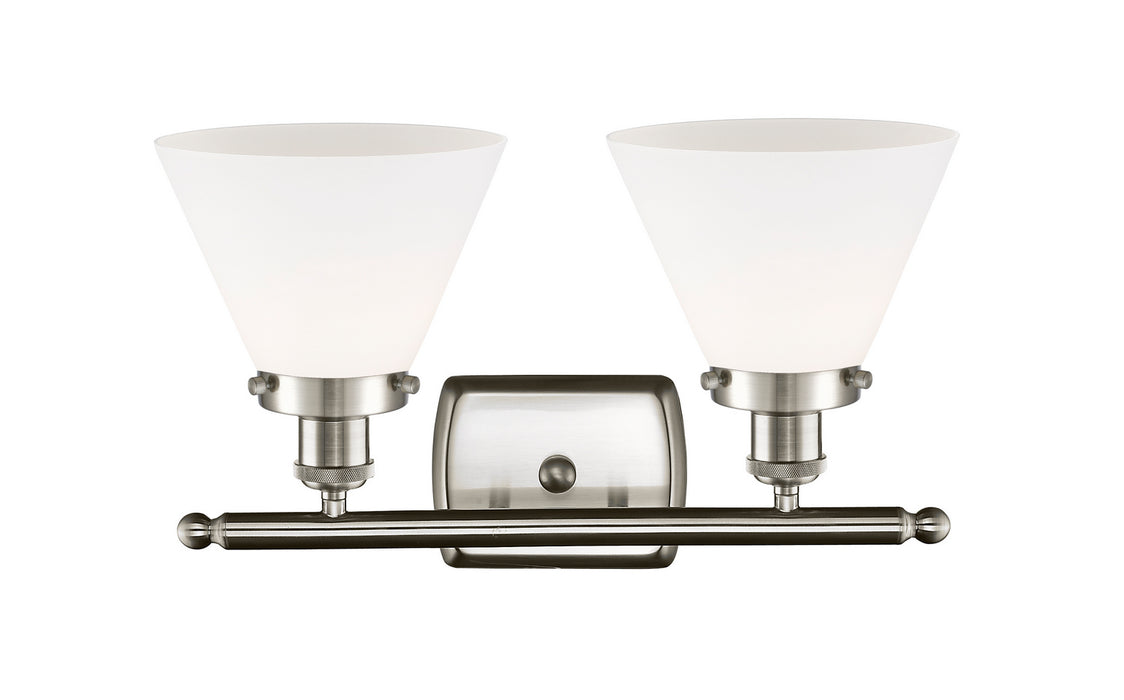 Innovations 916-2W-SN-G41 Two Light Bath Vanity, Brushed Satin Nickel