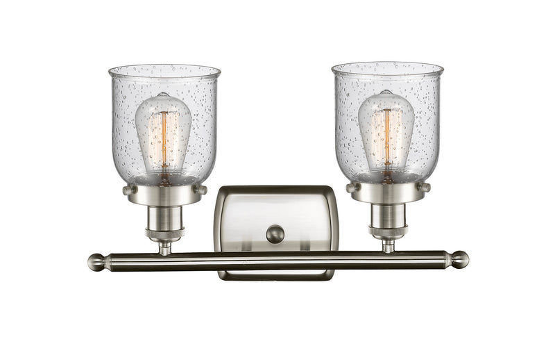 Innovations 916-2W-SN-G54 Two Light Bath Vanity, Brushed Satin Nickel