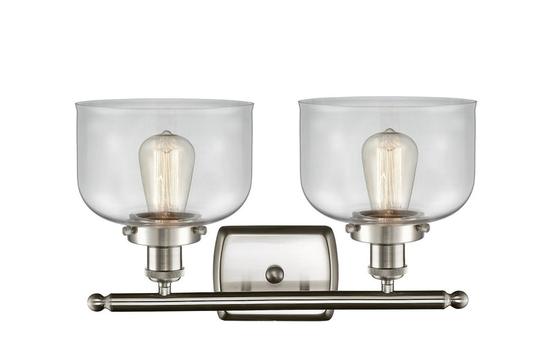Innovations 916-2W-SN-G72 Two Light Bath Vanity, Brushed Satin Nickel