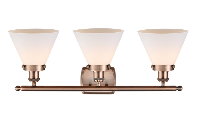 Innovations 916-3W-AC-G41-LED LED Bath Vanity, Antique Copper