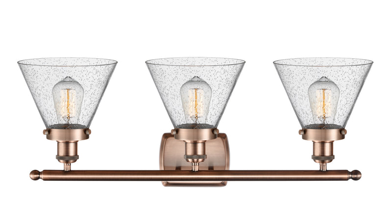 Innovations 916-3W-AC-G44-LED LED Bath Vanity, Antique Copper