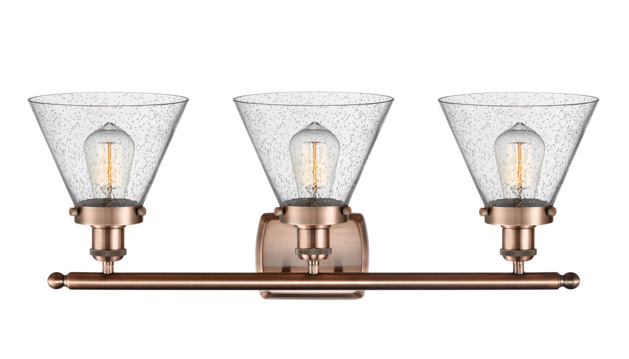 Innovations 916-3W-AC-G44-LED LED Bath Vanity, Antique Copper