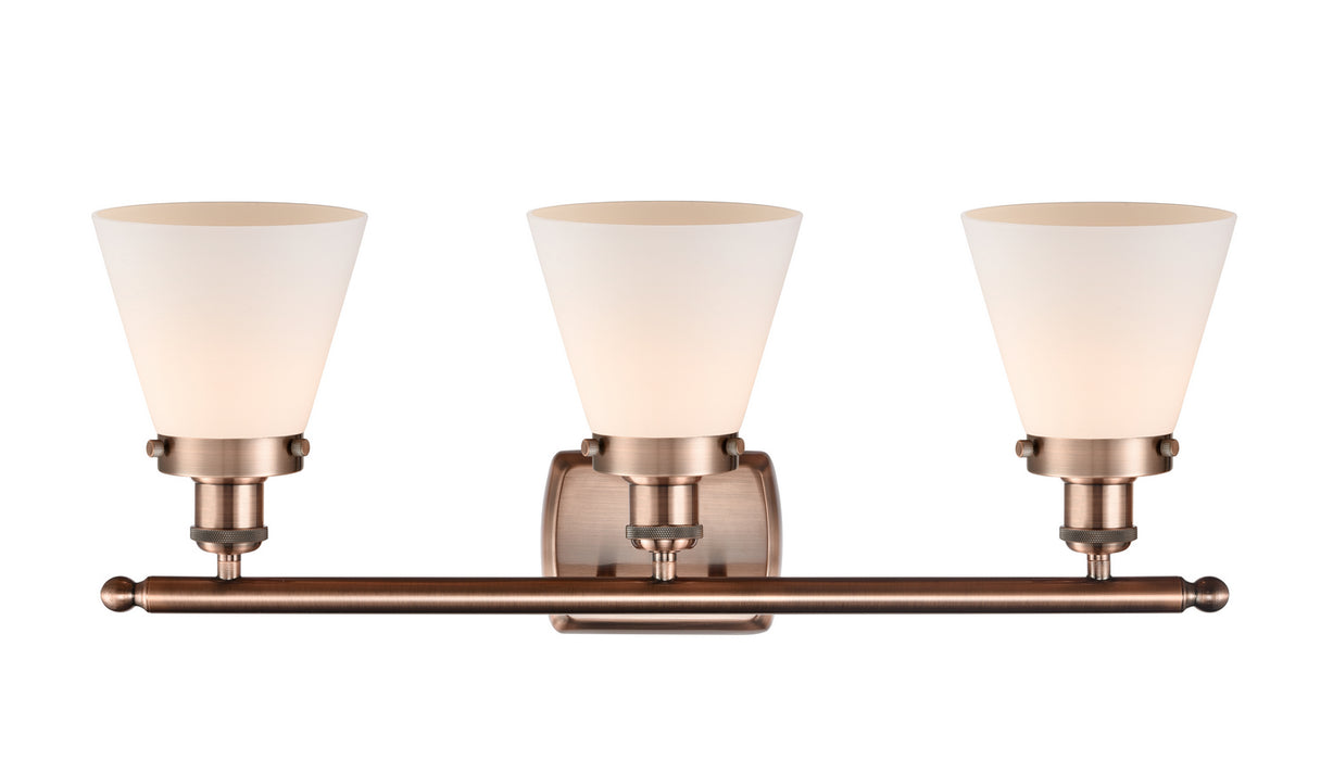 Innovations 916-3W-AC-G61-LED LED Bath Vanity, Antique Copper