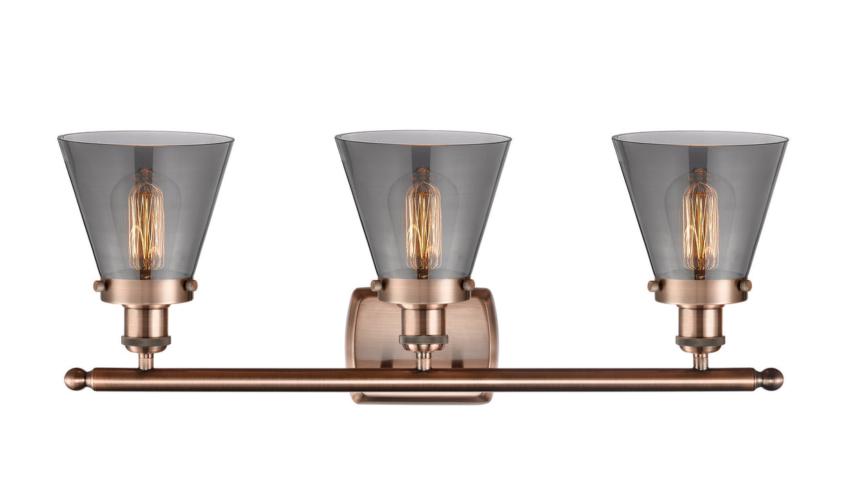 Innovations 916-3W-AC-G63-LED LED Bath Vanity, Antique Copper