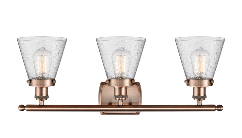 Innovations 916-3W-AC-G64-LED LED Bath Vanity, Antique Copper