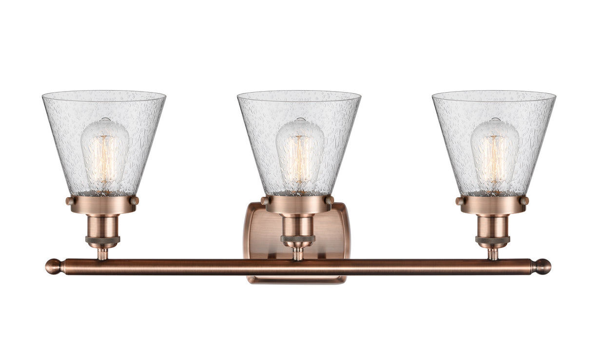 Innovations 916-3W-AC-G64-LED LED Bath Vanity, Antique Copper