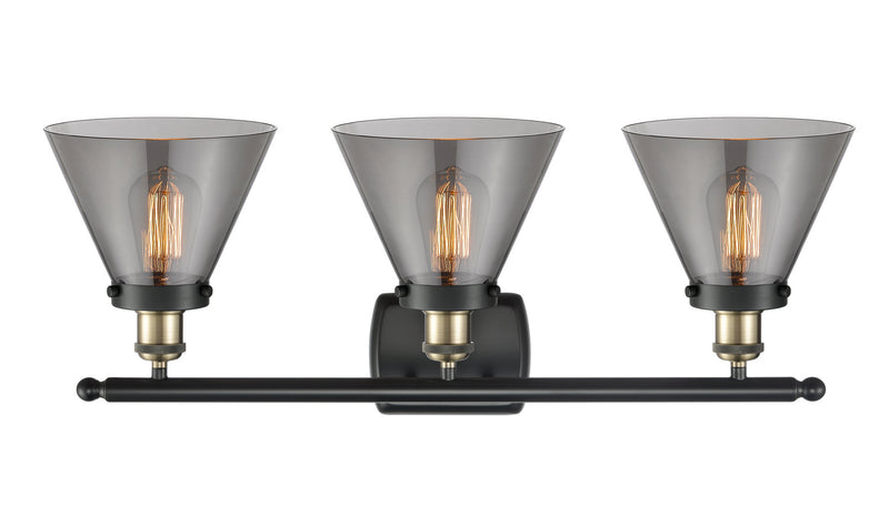 Innovations 916-3W-BAB-G43 Three Light Bath Vanity, Black Antique Brass