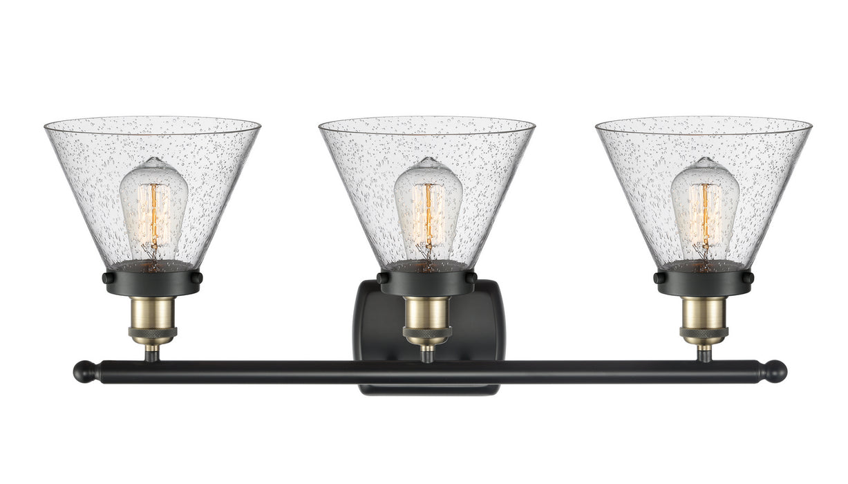 Innovations 916-3W-BAB-G44 Three Light Bath Vanity, Black Antique Brass