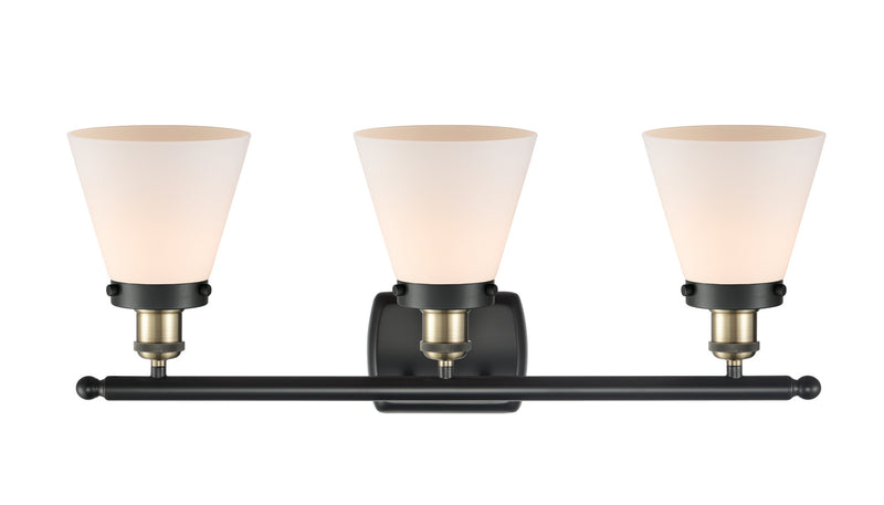 Innovations 916-3W-BAB-G61 Three Light Bath Vanity, Black Antique Brass