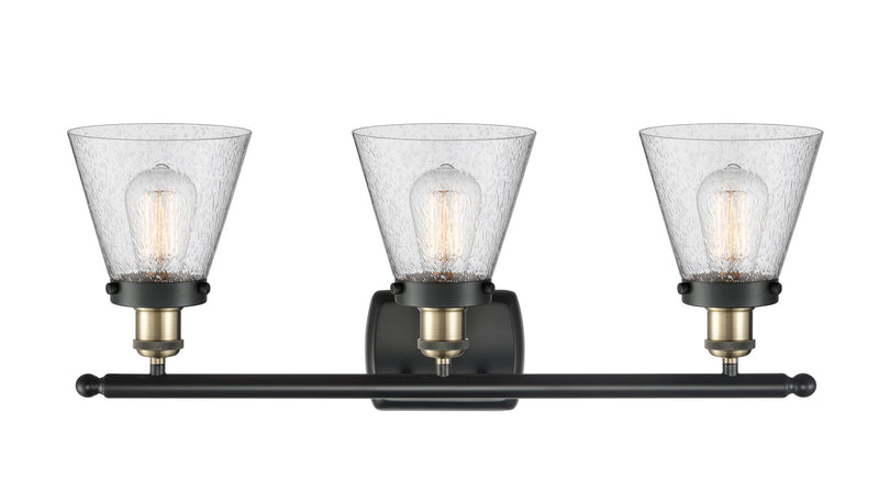 Innovations 916-3W-BAB-G64 Three Light Bath Vanity, Black Antique Brass