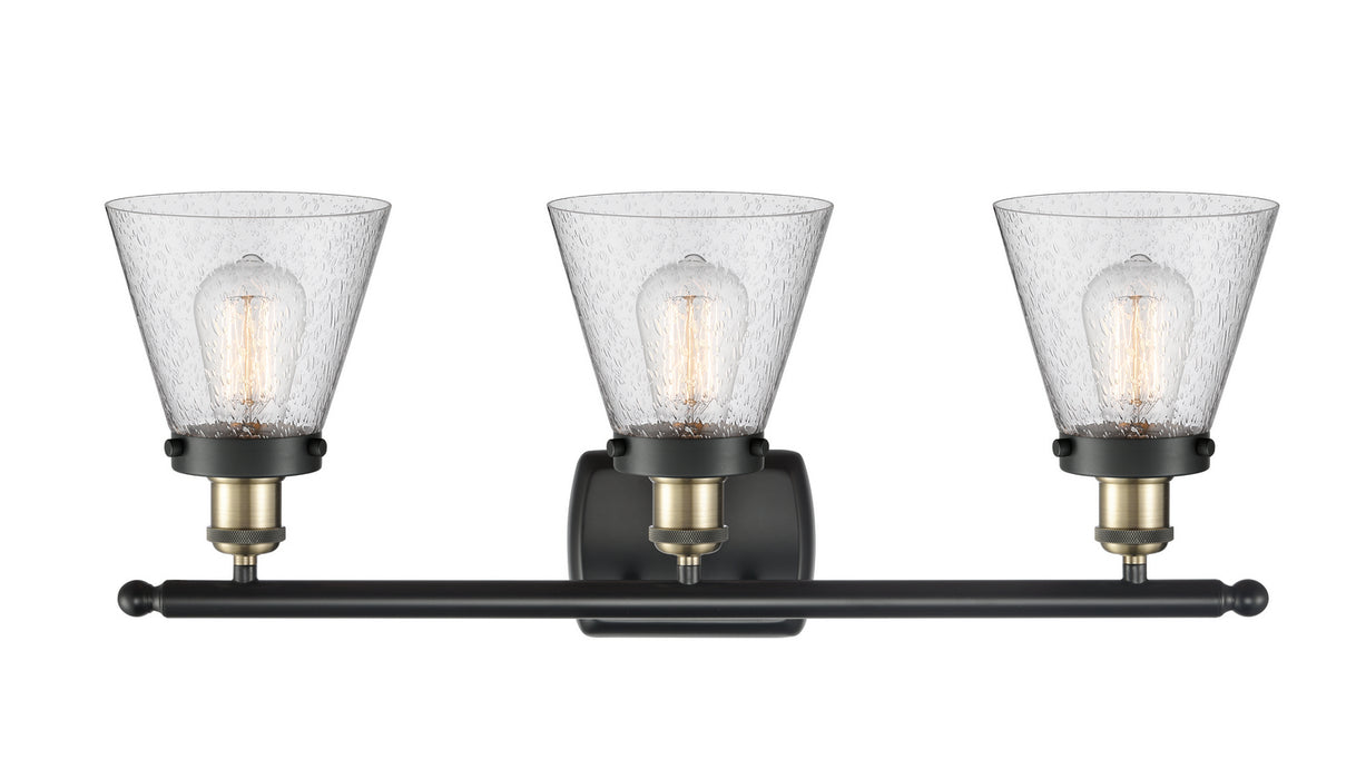Innovations 916-3W-BAB-G64 Three Light Bath Vanity, Black Antique Brass
