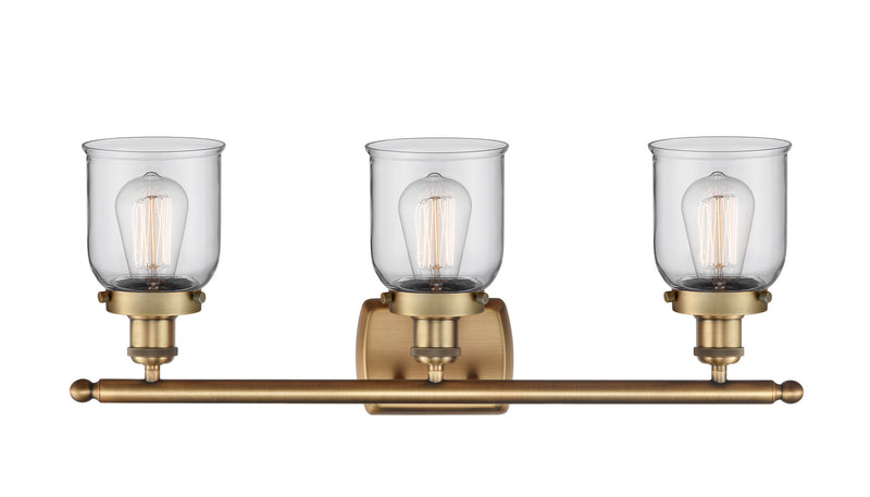 Innovations 916-3W-BB-G52 Three Light Bath Vanity, Brushed Brass