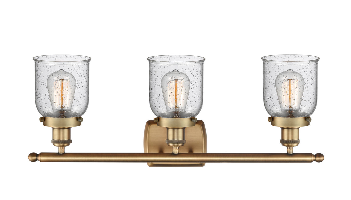Innovations 916-3W-BB-G54 Three Light Bath Vanity, Brushed Brass