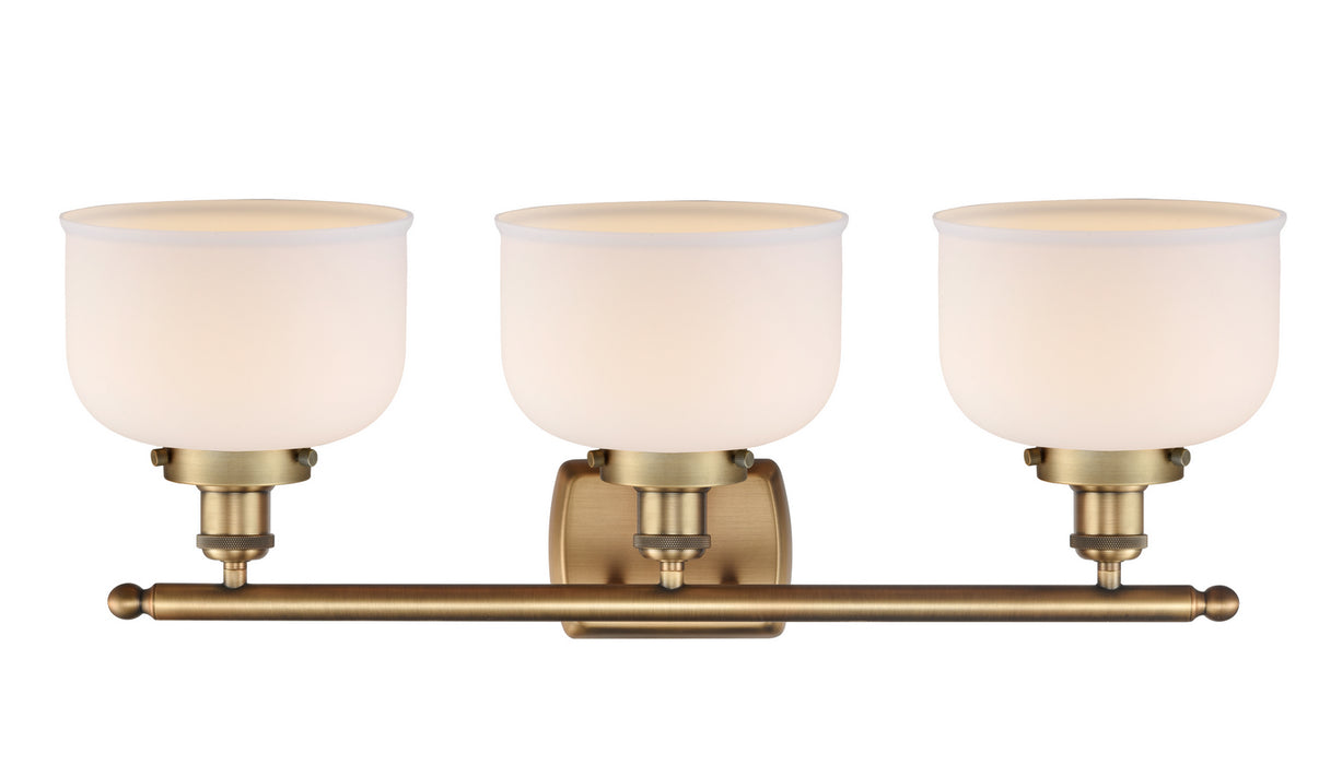 Innovations 916-3W-BB-G71 Three Light Bath Vanity, Brushed Brass