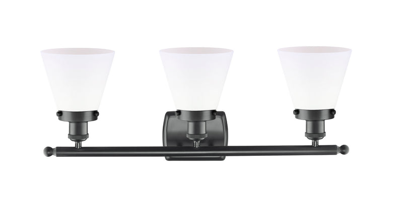 Innovations 916-3W-BK-G61-LED LED Bath Vanity, Matte Black