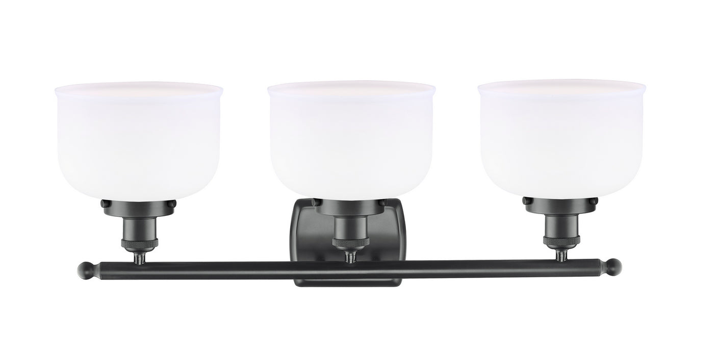 Innovations 916-3W-BK-G71 Three Light Bath Vanity, Matte Black