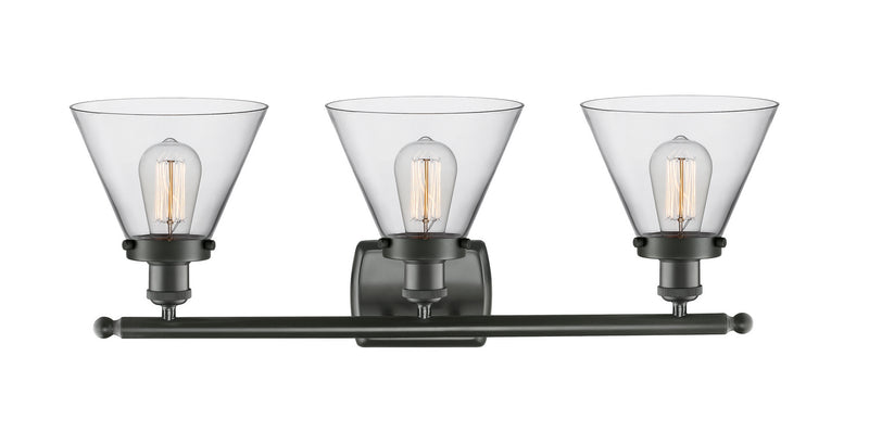 Innovations 916-3W-OB-G42 Three Light Bath Vanity, Oil Rubbed Bronze
