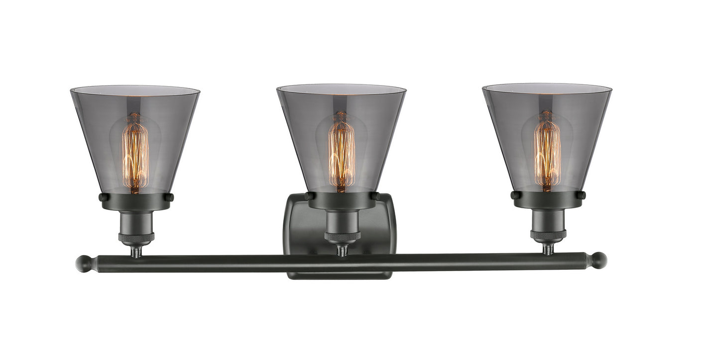 Innovations 916-3W-OB-G63 Three Light Bath Vanity, Oil Rubbed Bronze