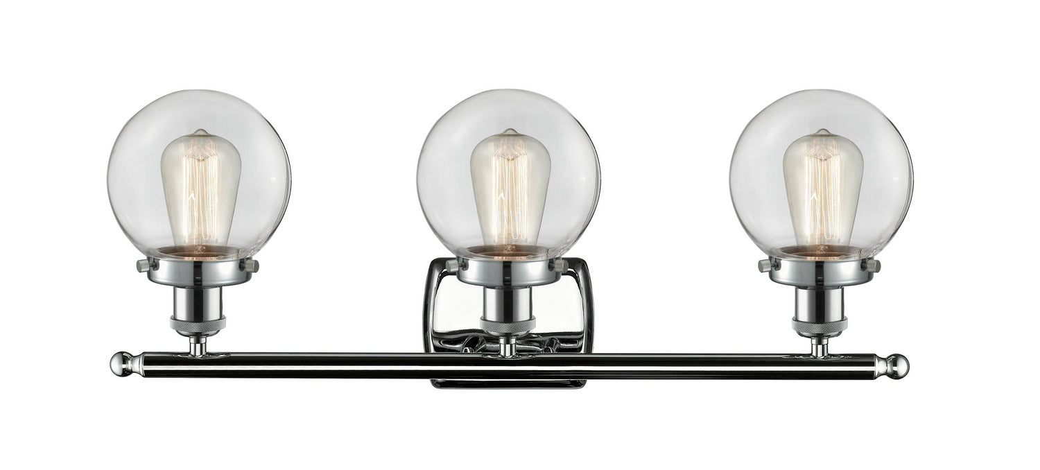 Innovations 916-3W-PC-G202-6-LED LED Bath Vanity, Polished Chrome