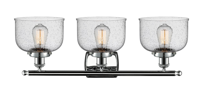 Innovations 916-3W-PC-G74 Three Light Bath Vanity, Polished Chrome