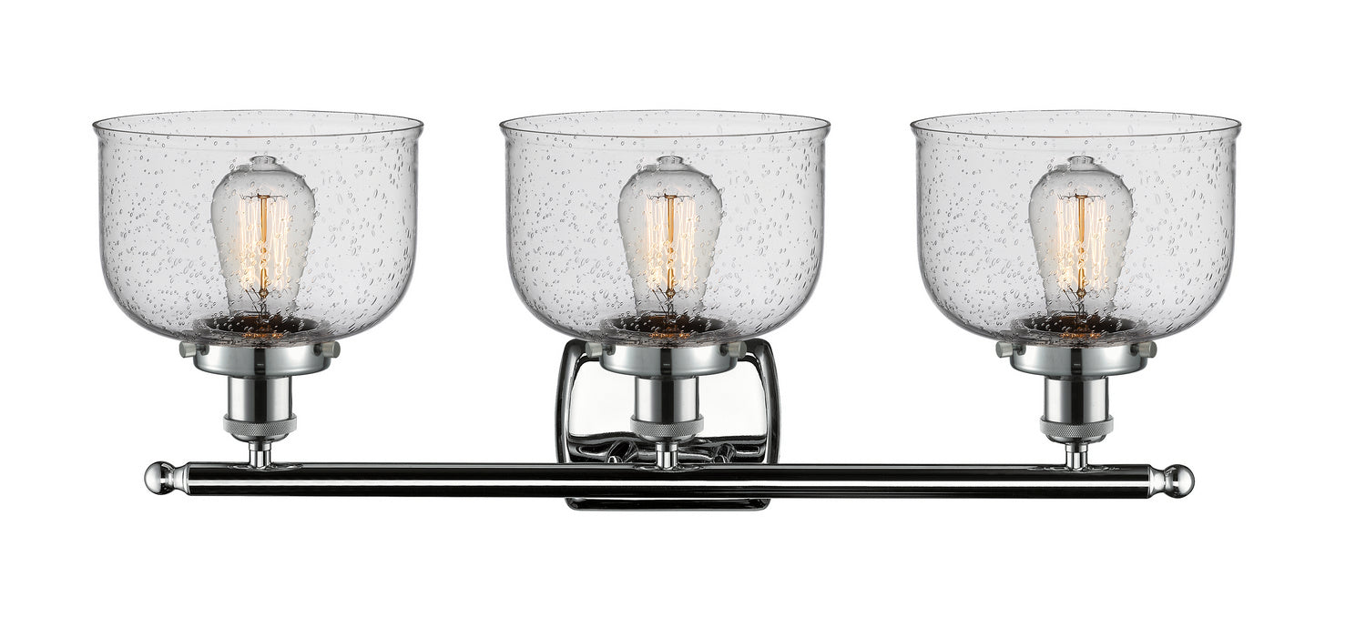 Innovations 916-3W-PC-G74 Three Light Bath Vanity, Polished Chrome