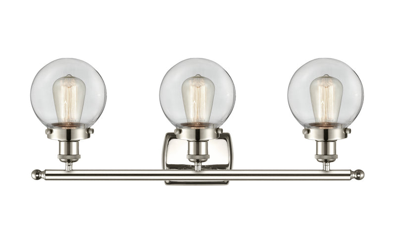 Innovations 916-3W-PN-G202-6-LED LED Bath Vanity, Polished Nickel