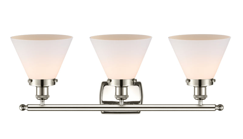 Innovations 916-3W-PN-G41 Three Light Bath Vanity, Polished Nickel