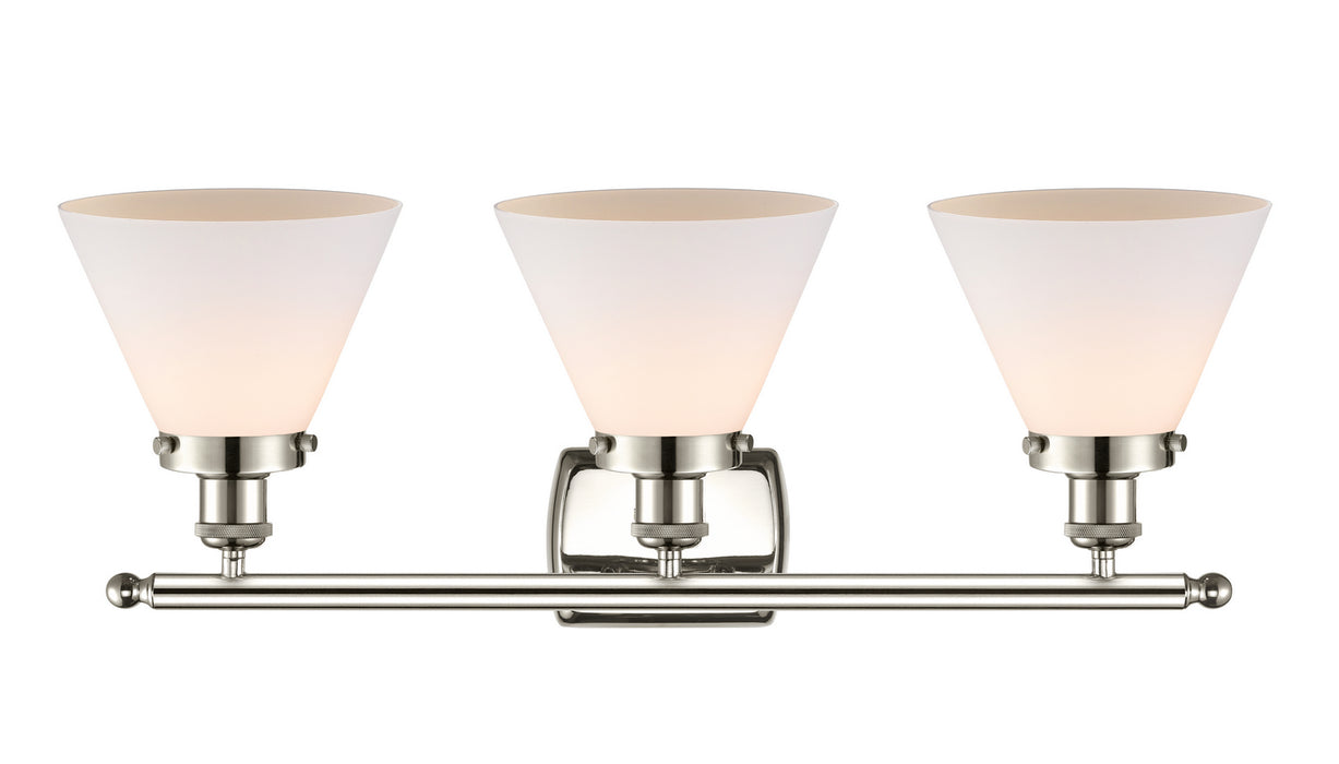 Innovations 916-3W-PN-G41 Three Light Bath Vanity, Polished Nickel
