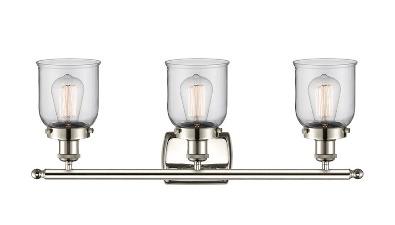Innovations 916-3W-PN-G52 Three Light Bath Vanity, Polished Nickel