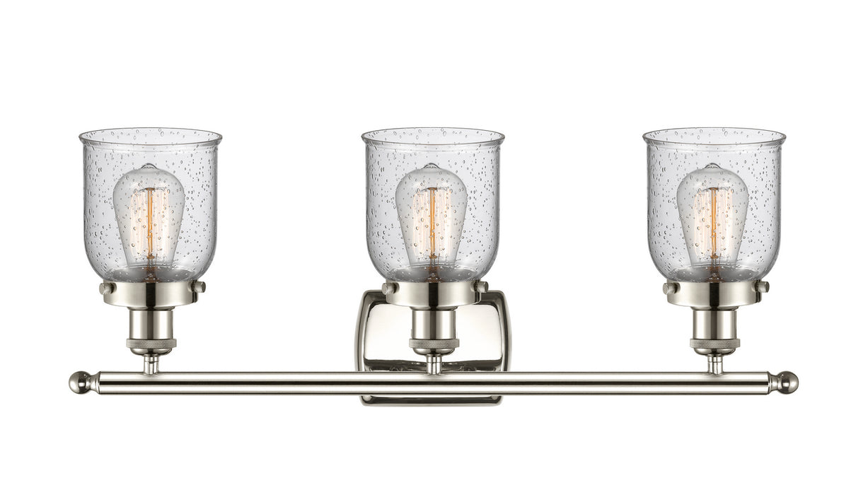 Innovations 916-3W-PN-G54 Three Light Bath Vanity, Polished Nickel
