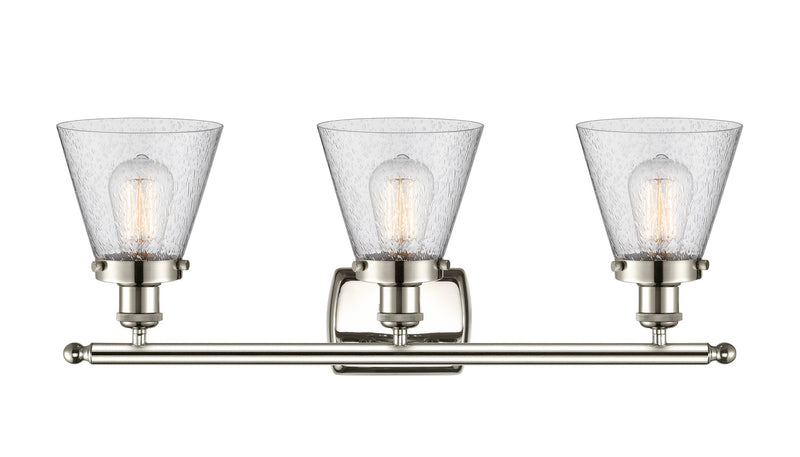 Innovations 916-3W-PN-G64 Three Light Bath Vanity, Polished Nickel