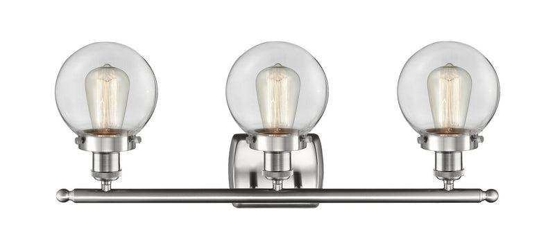 Innovations 916-3W-SN-G202-6-LED LED Bath Vanity, Brushed Satin Nickel