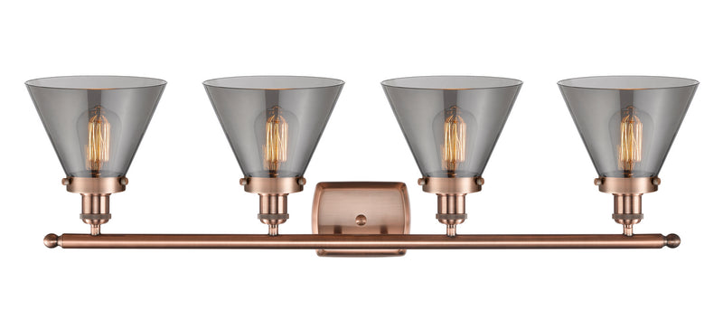 Innovations 916-4W-AC-G43-LED LED Bath Vanity, Antique Copper