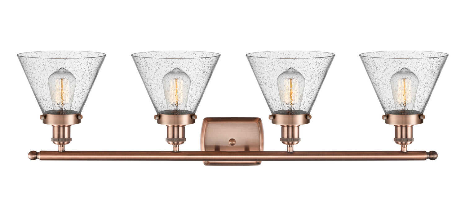 Innovations 916-4W-AC-G44-LED LED Bath Vanity, Antique Copper