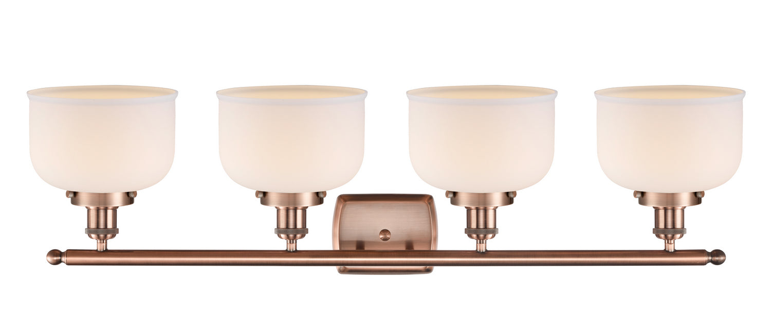 Innovations 916-4W-AC-G71 Four Light Bath Vanity, Antique Copper