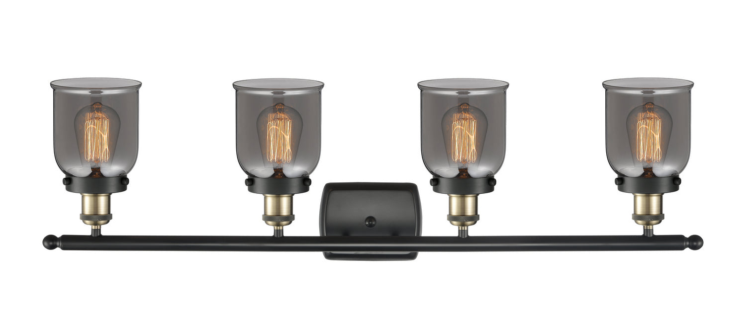 Innovations 916-4W-BAB-G53 Four Light Bath Vanity, Black Antique Brass