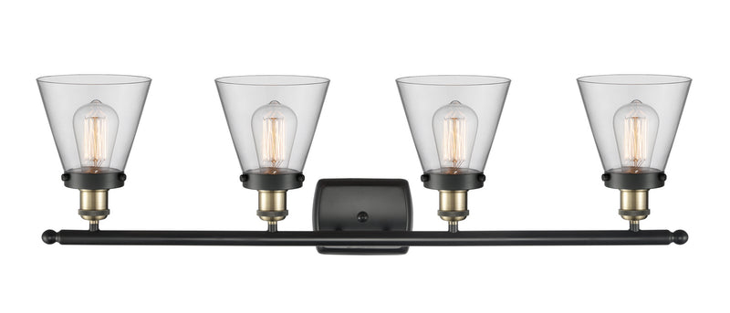 Innovations 916-4W-BAB-G62 Four Light Bath Vanity, Black Antique Brass