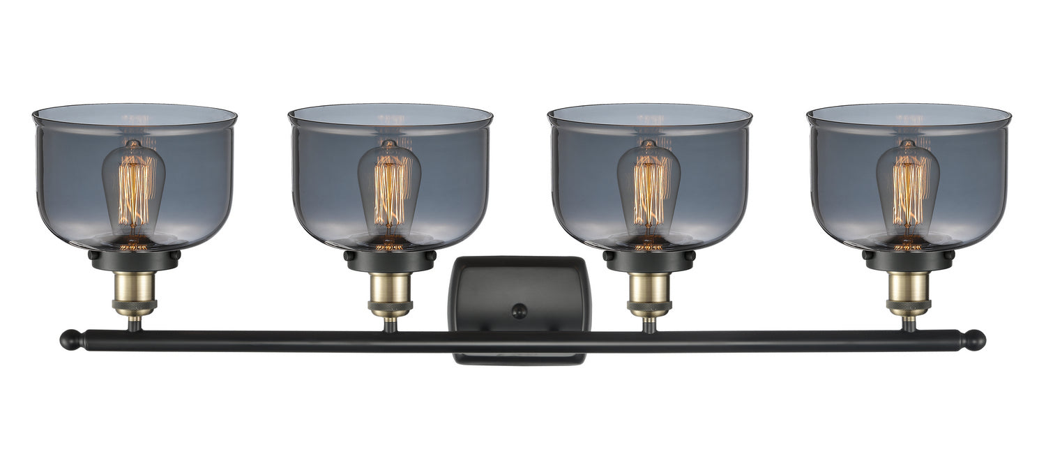 Innovations 916-4W-BAB-G73 Four Light Bath Vanity, Black Antique Brass