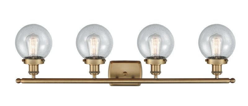 Innovations 916-4W-BB-G204-6-LED LED Bath Vanity, Brushed Brass