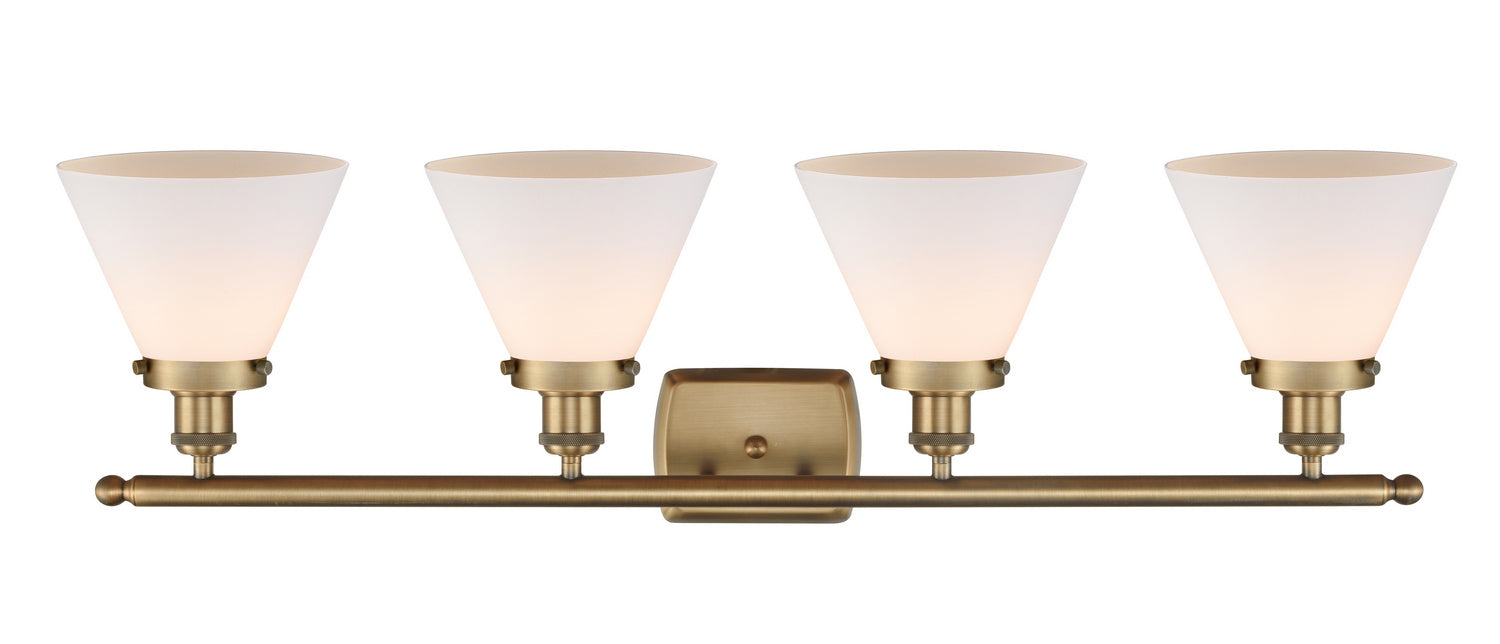 Innovations 916-4W-BB-G41 Four Light Bath Vanity, Brushed Brass