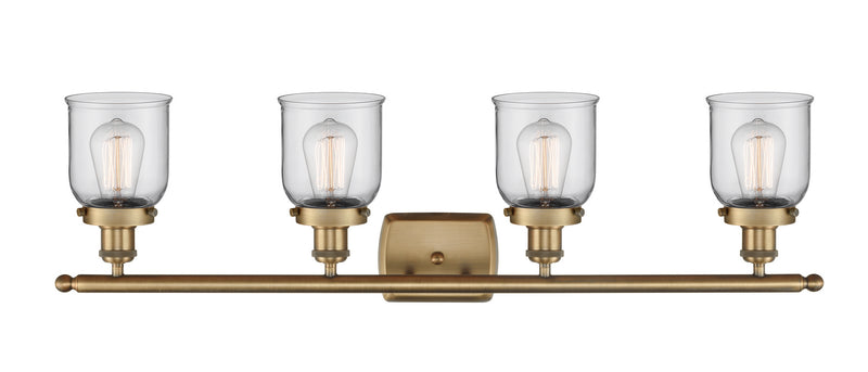 Innovations 916-4W-BB-G52 Four Light Bath Vanity, Brushed Brass