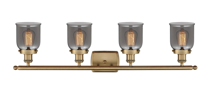Innovations 916-4W-BB-G53 Four Light Bath Vanity, Brushed Brass
