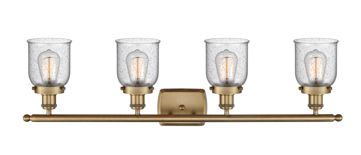 Innovations 916-4W-BB-G54 Four Light Bath Vanity, Brushed Brass