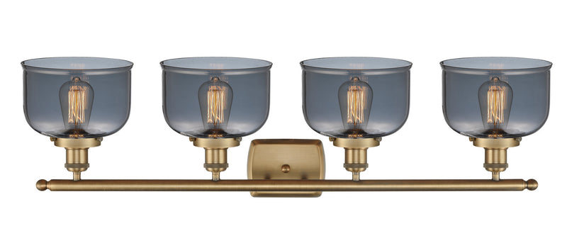 Innovations 916-4W-BB-G73 Four Light Bath Vanity, Brushed Brass