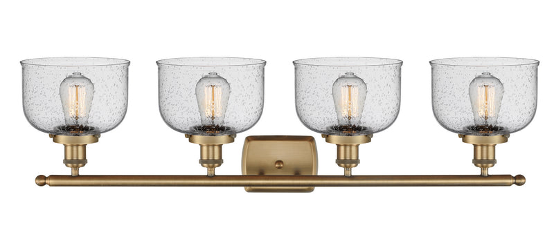 Innovations 916-4W-BB-G74 Four Light Bath Vanity, Brushed Brass